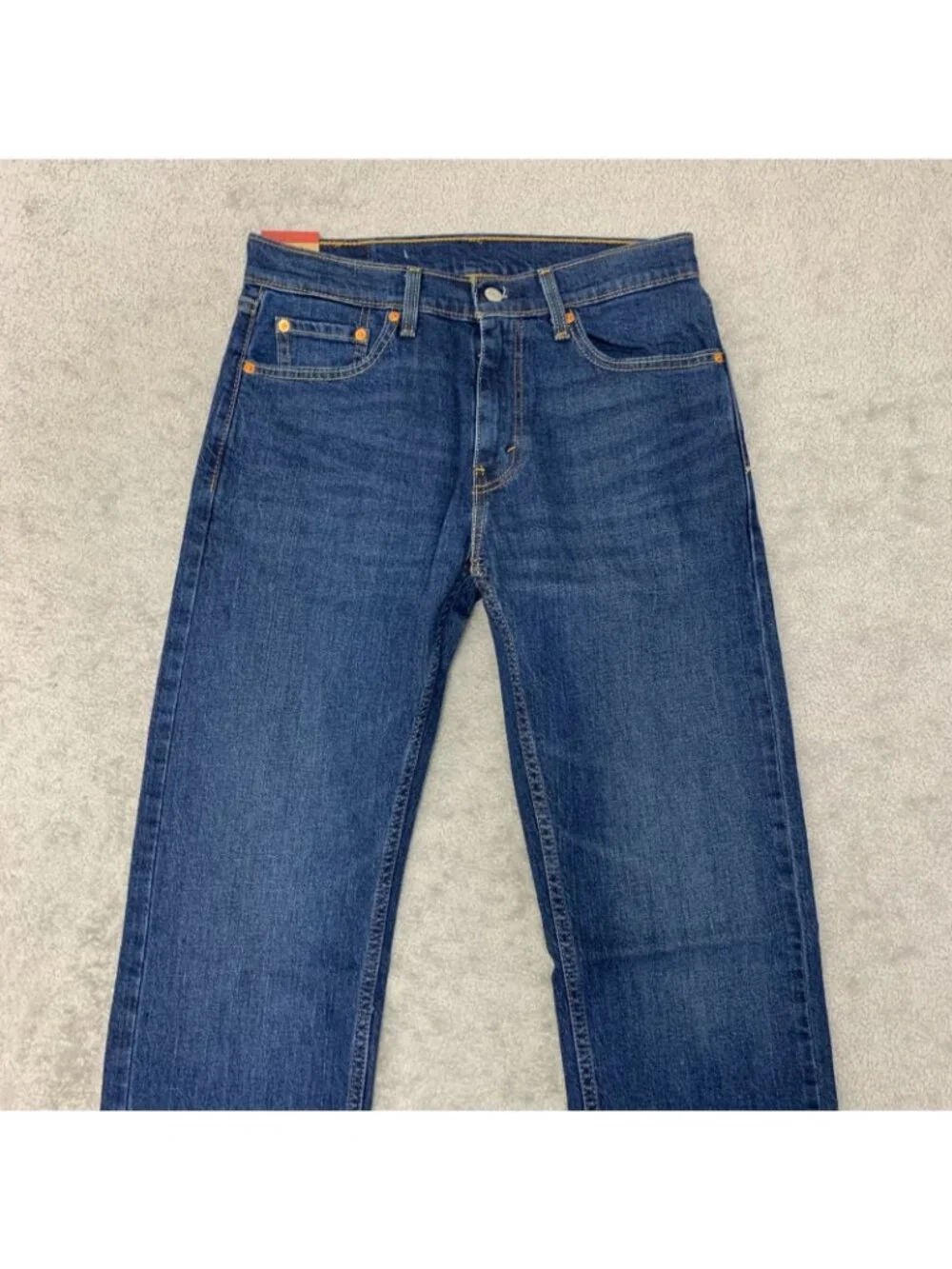 NWT Levi's 505 Men's W30 L32 Blue Regular Fit Jeans Stretch Denim Straight Leg